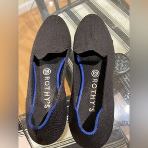 Black size 9 Rothy’s loafers - gently used